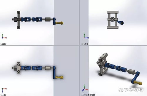 工程機械傳動軸傳動演示機構模型圖紙 solidworks
